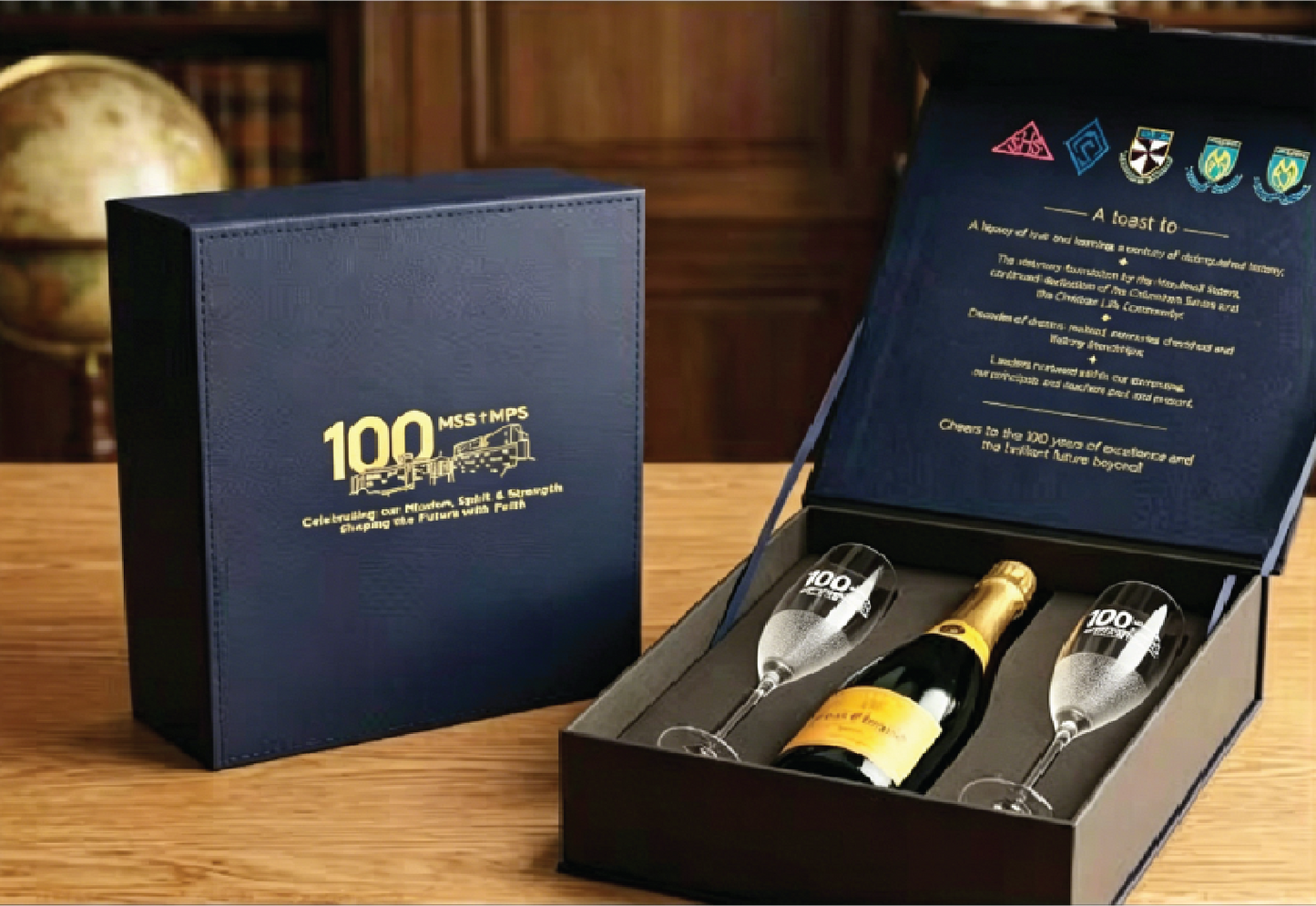 Luxury Unique Champagne Gift Box