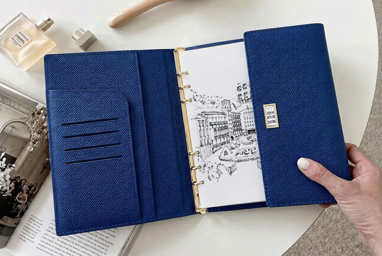 Notebook with Planner Gift Set (Navy)