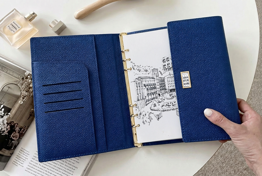 Notebook with Planner Gift Set (Navy)