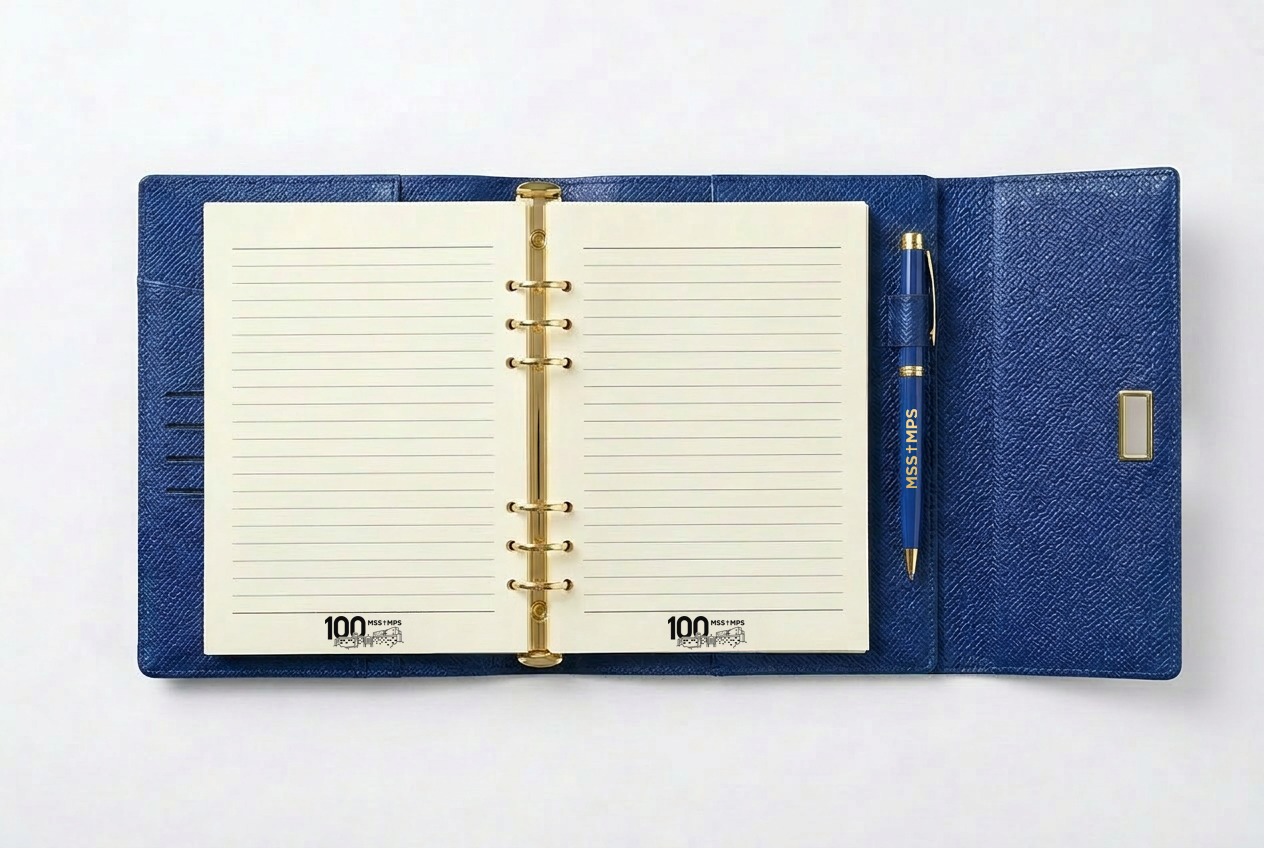 Notebook with Planner Gift Set (Navy)